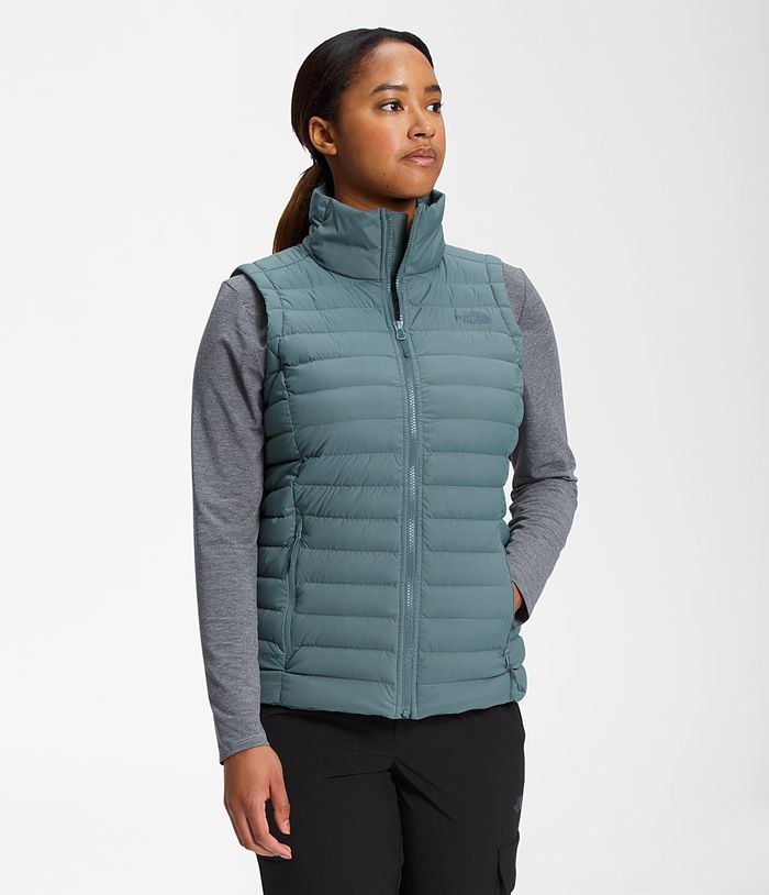 Chaleco The North Face Mujer Azules Stretch Down 05612WAVK